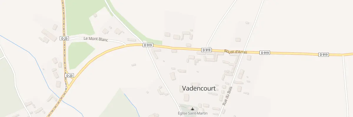 Plan du 5033 Rte d’Arras à Vadencourt