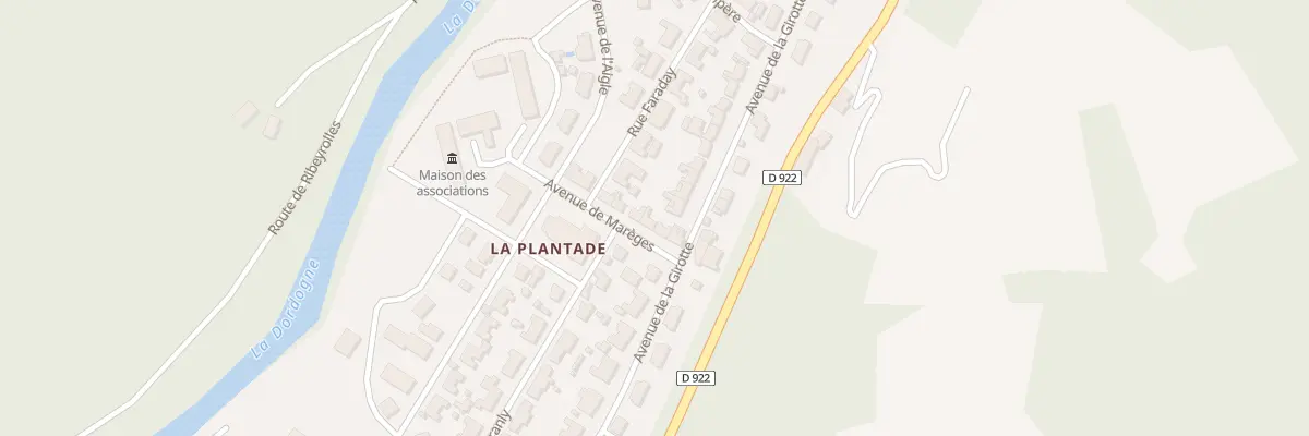 Plan du 125 Av de Mareges à Bort-les-Orgues