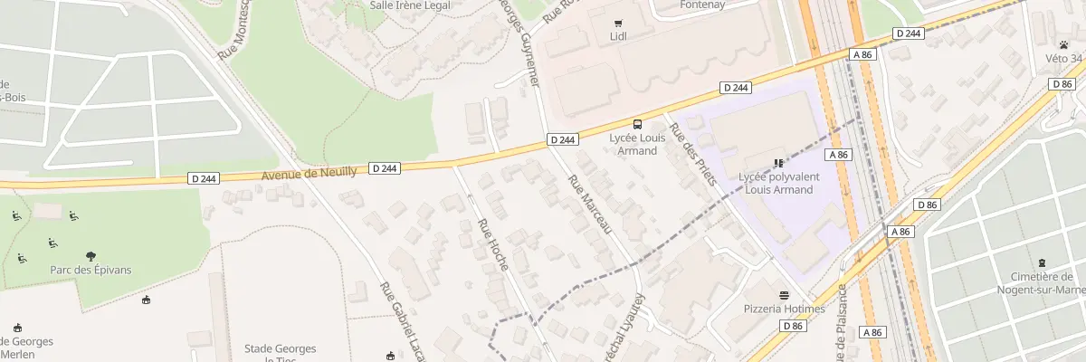 Plan du 4 Rue Marceau à Fontenay-sous-Bois