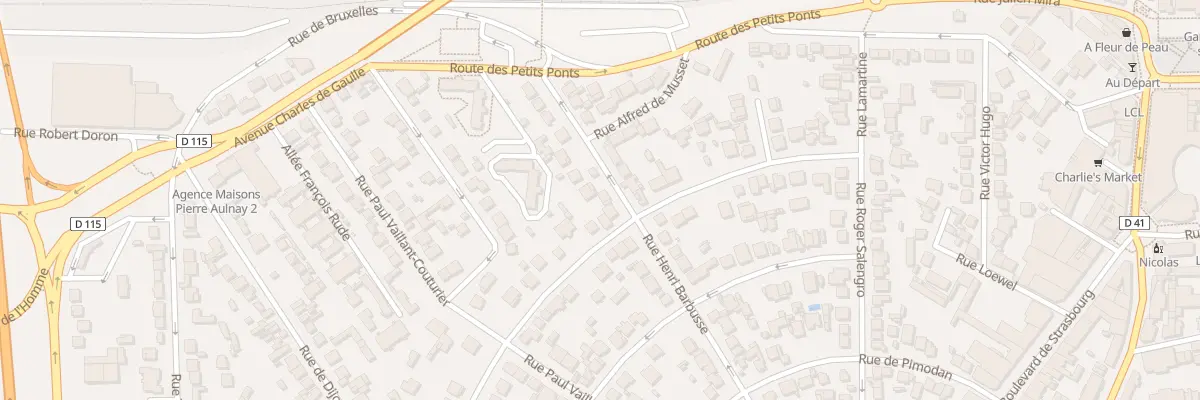 Plan du 47 Rue Henri Barbusse à Aulnay-sous-Bois