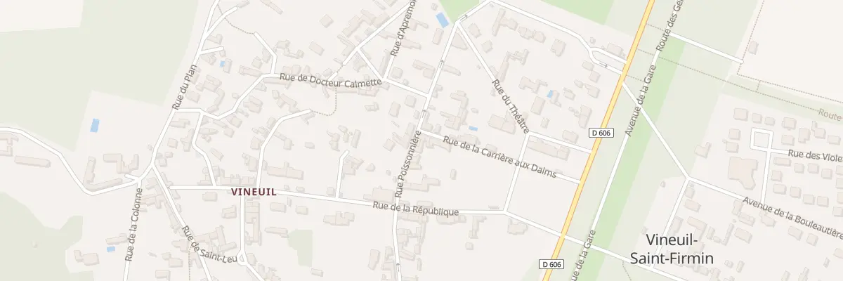 Plan du 24 Rue Poissonnière à Vineuil-Saint-Firmin