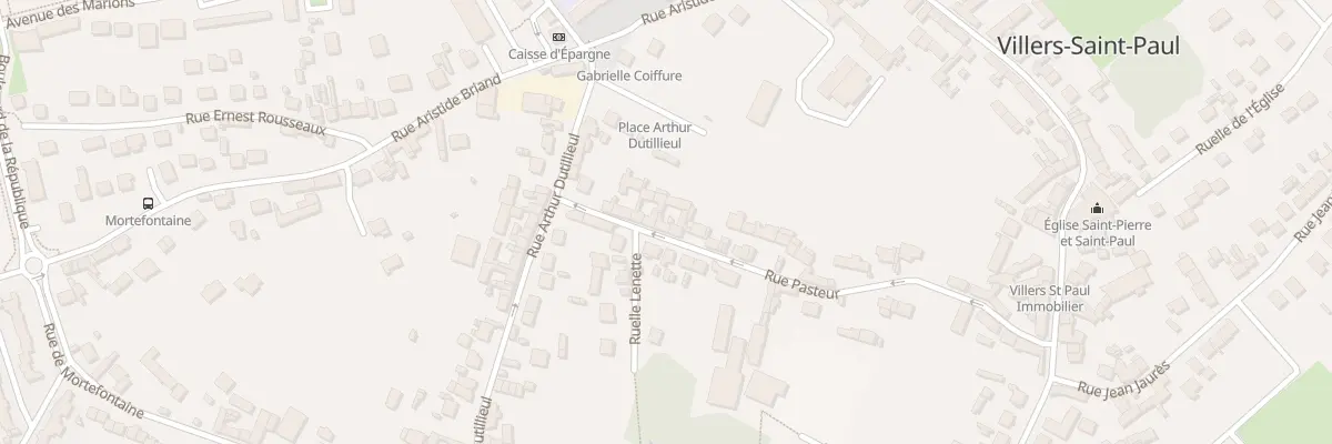 Plan du 38 Rue Pasteur à Villers-Saint-Paul