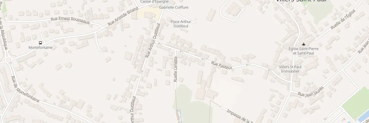Plan du 33 Rue Pasteur à Villers-Saint-Paul