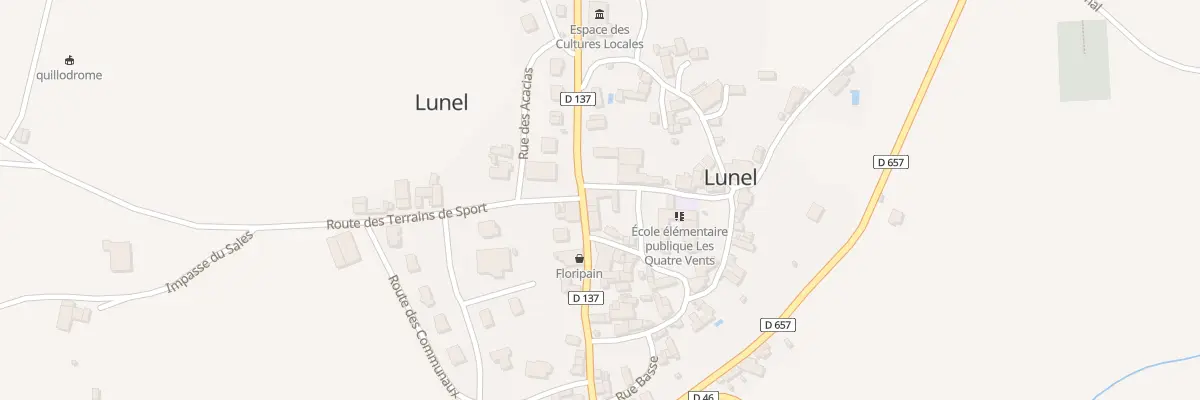 Plan du 5118 Lunel à Saint-Félix-de-Lunel