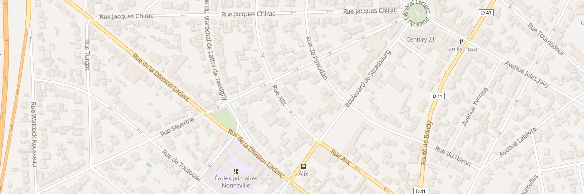 Plan du 61 Rue Alix à Aulnay-sous-Bois