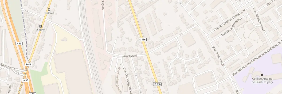 Plan du 68 Av Jean Jaurès à Rosny-sous-Bois