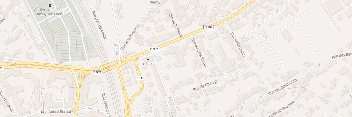 Plan du 32 Av du Pdt John Kennedy à Rosny-sous-Bois