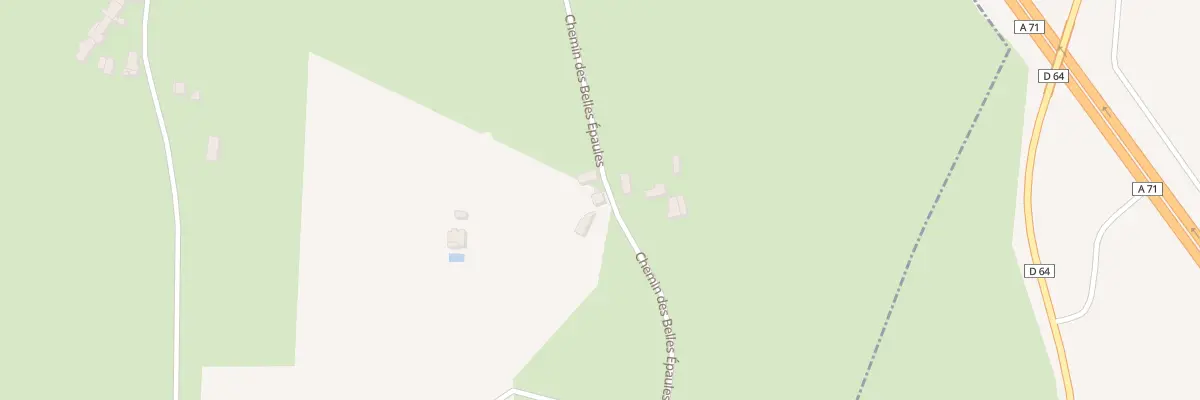 Plan du 72 Les Belles Epaules à Faverdines