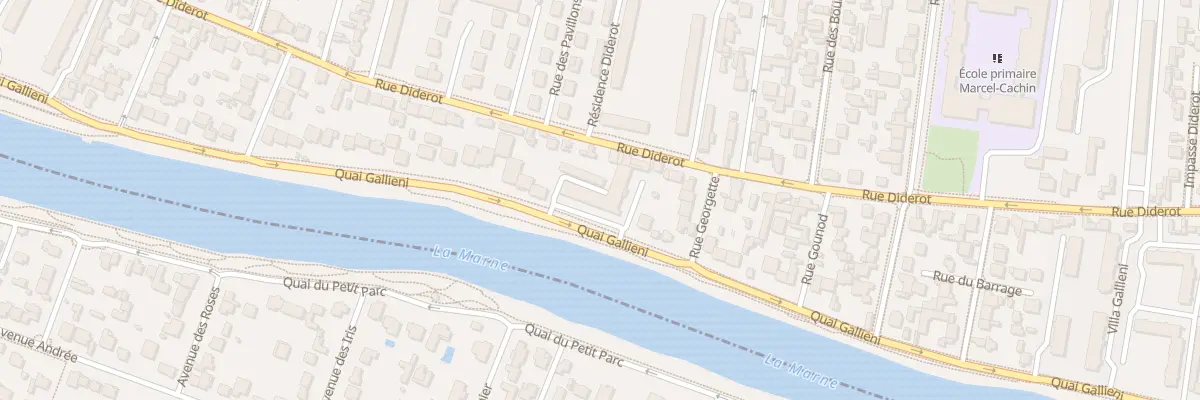 Plan du 79 Quai Galliéni à Champigny-sur-Marne
