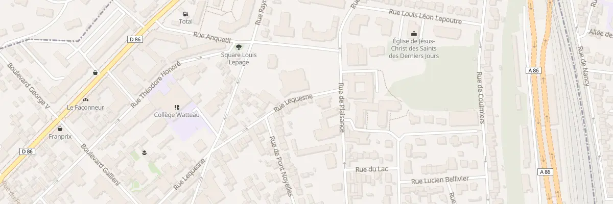 Plan du 62 Rue Lequesne à Nogent-sur-Marne