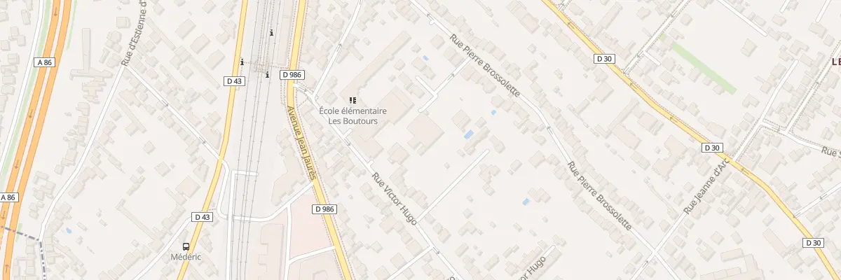 Plan du 17 Rue Victor Hugo à Rosny-sous-Bois