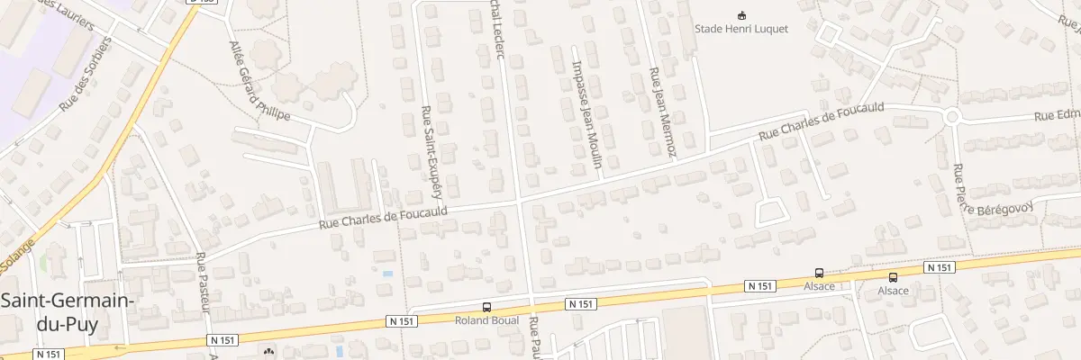 Plan du 8 Rue Marechal Leclerc à Saint-Germain-du-Puy