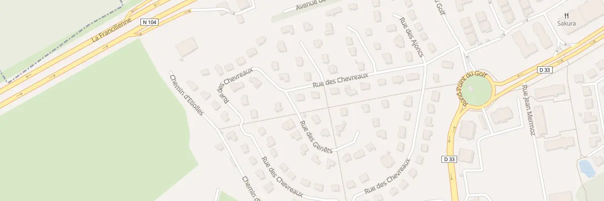 Plan du 16 Rue des Chevreaux à Saint-Germain-lès-Corbeil