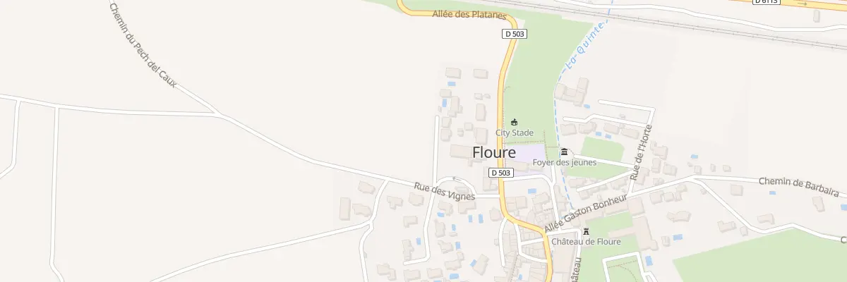 Plan du 6 Rue Marcelin Albert à Floure