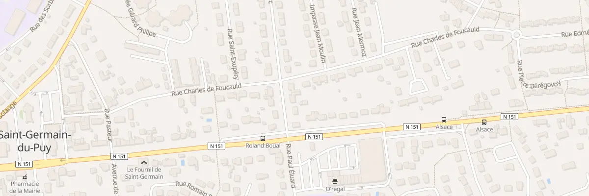 Plan du 4 Rue Marechal Leclerc à Saint-Germain-du-Puy