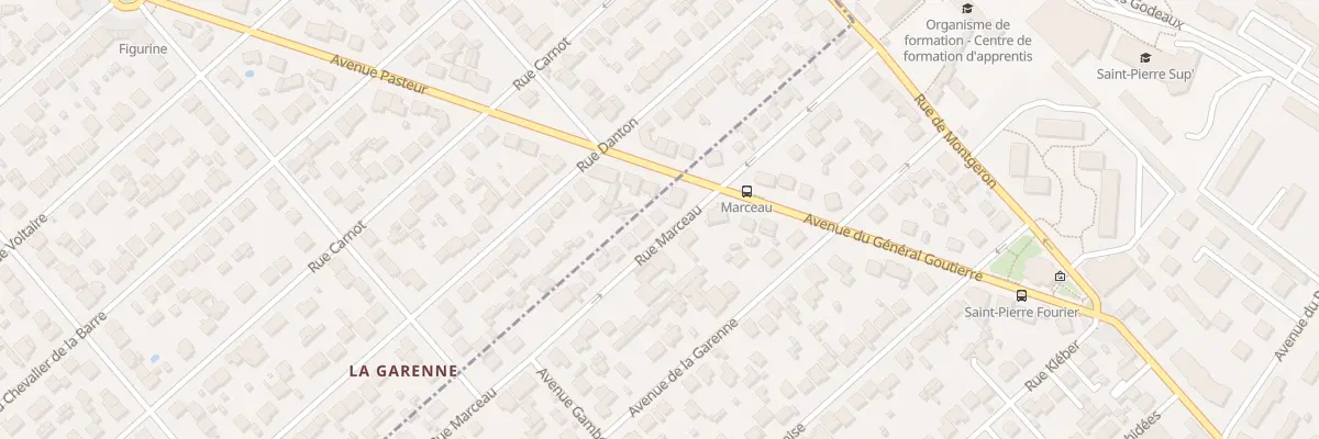 Plan du 22 Rue Marceau à Brunoy