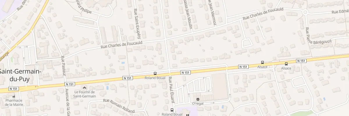 Plan du 2 Rue Marechal Leclerc à Saint-Germain-du-Puy