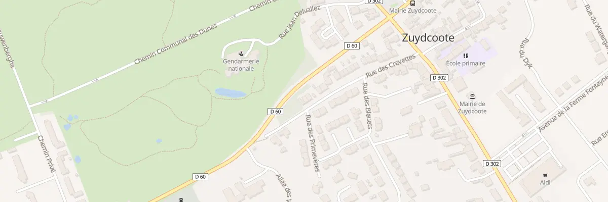 Plan du 42 Rue des Crevettes à Zuydcoote