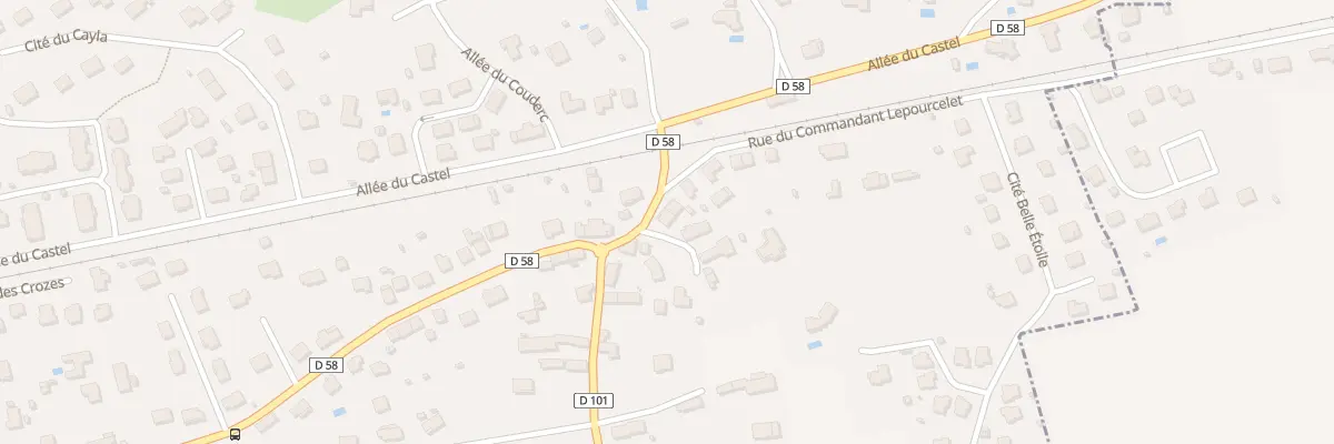Plan du 60 Rue Jean Toyre à Arpajon-sur-Cère