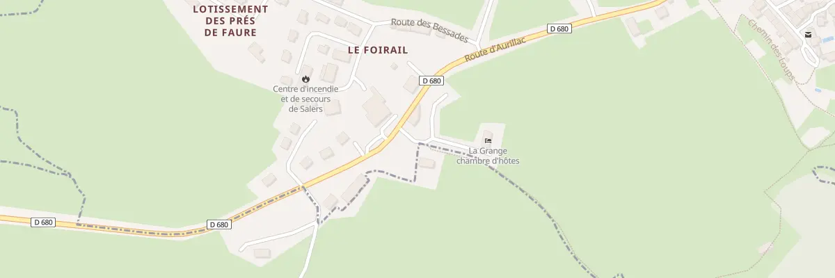 Plan du 5002B Les Pres de Faure à Salers