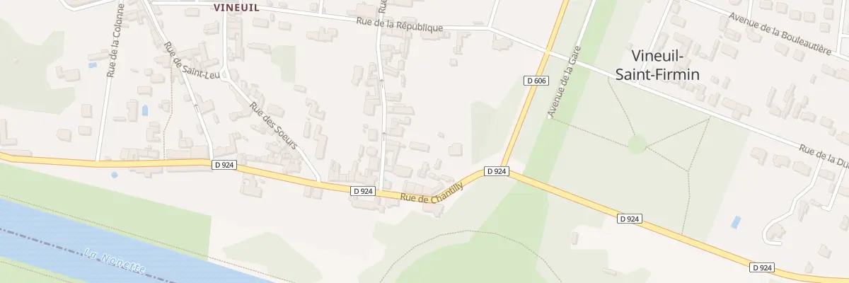 Plan du 6 Rue Poissonnière à Vineuil-Saint-Firmin