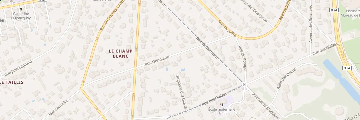 Plan du 15 Rue Germaine à Yerres