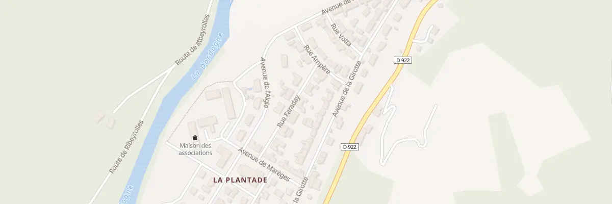 Plan du 61 Rue Faraday à Bort-les-Orgues