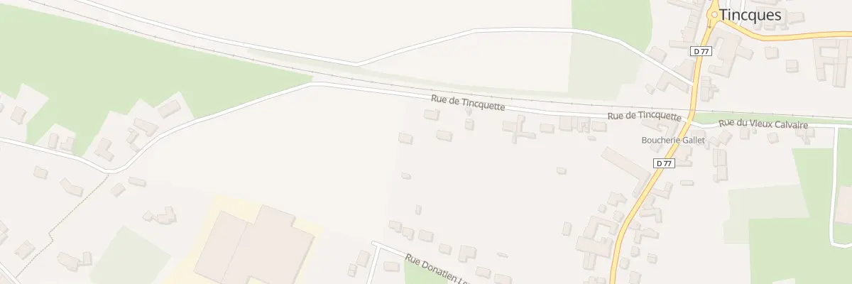 Plan du 9 Rue de Tincquette à Tincques