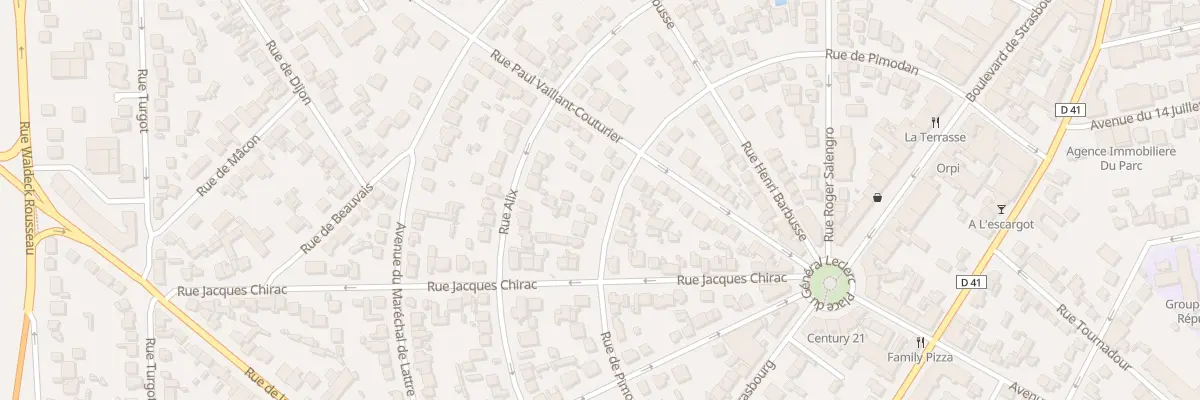 Plan du 54B Rue de Pimodan à Aulnay-sous-Bois