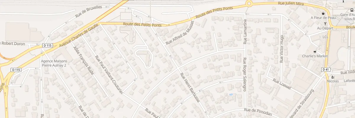 Plan du 42 Rue Henri Barbusse à Aulnay-sous-Bois