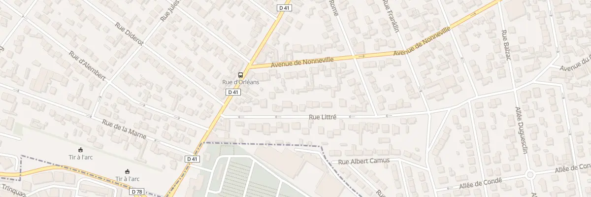 Plan du 11T Rue Littré à Aulnay-sous-Bois