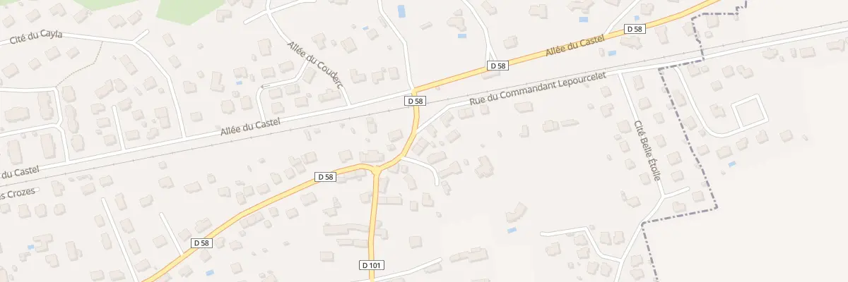 Plan du 62 Rue Jean Toyre à Arpajon-sur-Cère