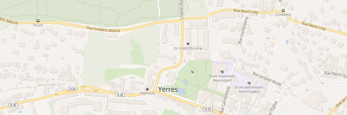 Plan du 7 Rue René Coty à Yerres
