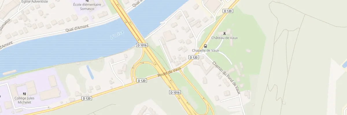 Plan du 102 Rte de Vaux à Creil