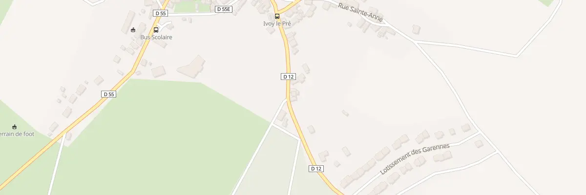 Plan du 13 Rte d’Henrichemont à Ivoy-le-Pré