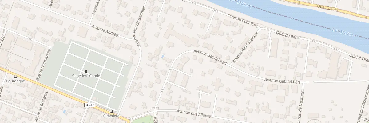 Plan du 48 Av Gabriel Péri à Saint-Maur-des-Fossés