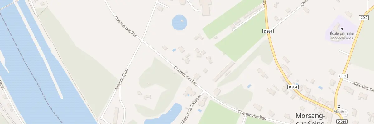 Plan du 20B Che des Iles à Morsang-sur-Seine