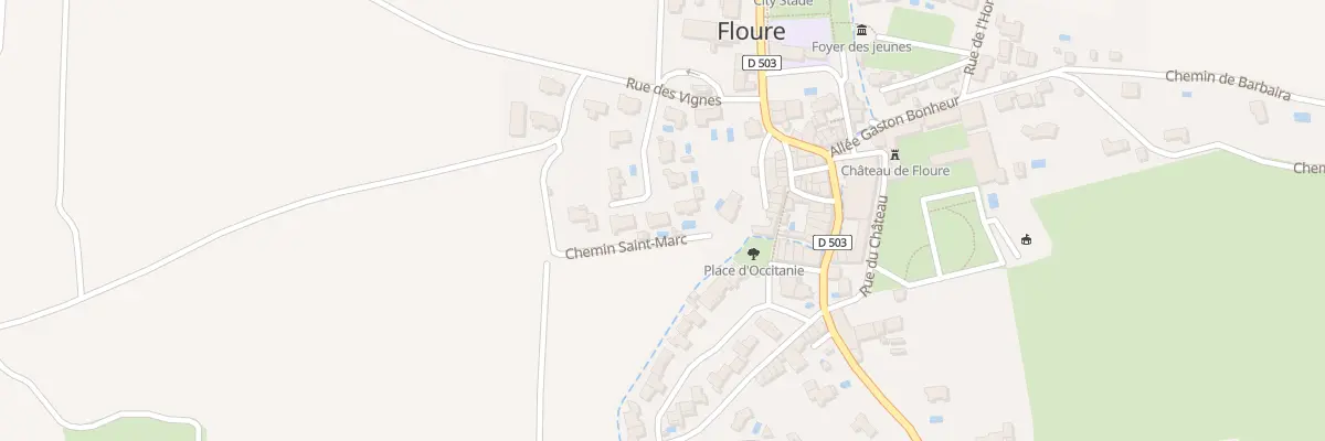 Plan du 9 Imp de la Treille à Floure