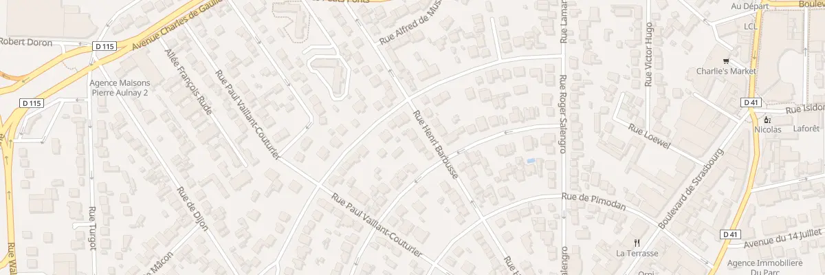 Plan du 39 Rue Henri Barbusse à Aulnay-sous-Bois