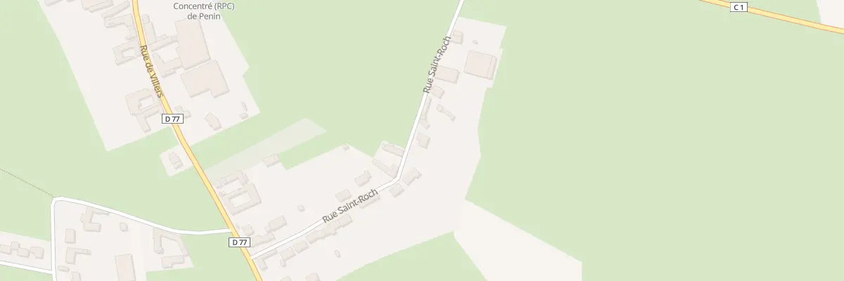 Plan du 13 Rue Saint Roch à Penin