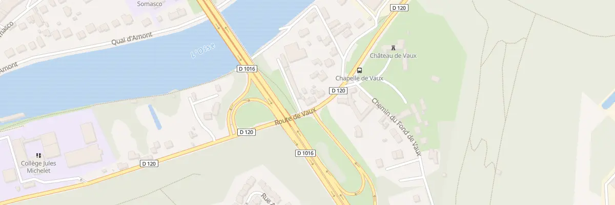 Plan du 100 Rte de Vaux à Creil