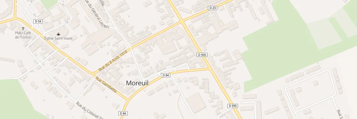 Plan du 16 Rue de Créqui à Moreuil