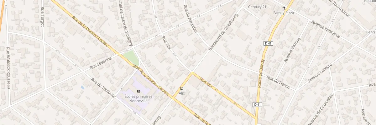 Plan du 69 Rue Alix à Aulnay-sous-Bois