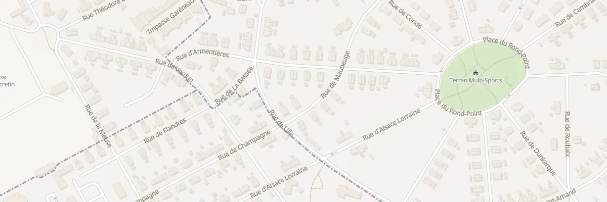 Plan du 42 Rue de Maubeuge à Marles-les-Mines