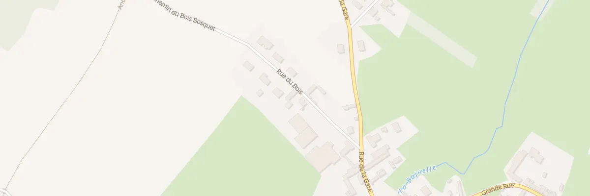 Plan du 129 Rue du Bois à La Comté