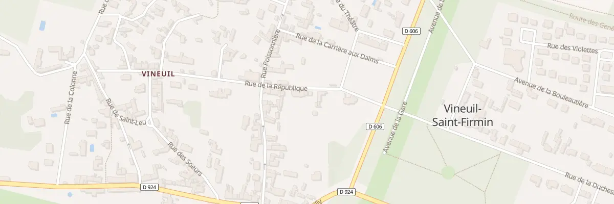 Plan du 14 Rue de la République à Vineuil-Saint-Firmin