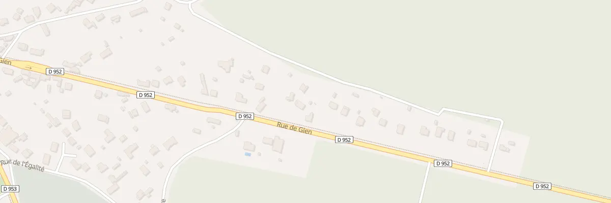 Plan du 665 Rue de Gien à Ouzouer-sur-Loire
