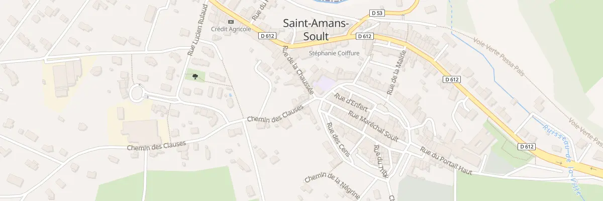 Plan du 3 Che des Clauses à Saint-Amans-Soult