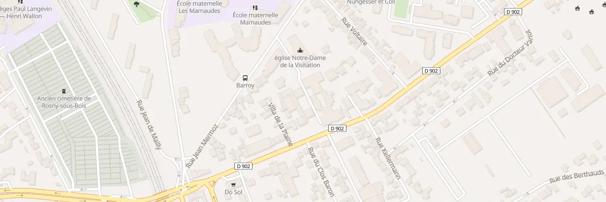 Plan du 33 Av du Pdt John Kennedy à Rosny-sous-Bois