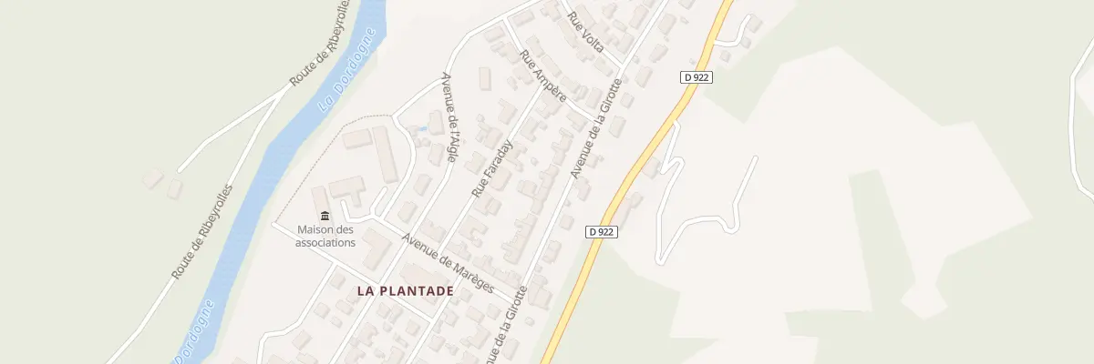 Plan du 280 Av de la Girotte à Bort-les-Orgues